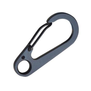 Imagem de Vaveren Chaveiro com Clipe Mosquetão, Suporte para Chaves e Gancho para Atividades Externas, PRETO