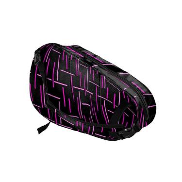 Imagem de Raqueteira de Beach Tennis BT114 Preta e Rosa - Teisen-Unissex