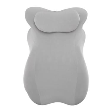 Imagem de SUNGOOYUE Travesseiro de Estômago Em Cunha, Travesseiro de Suporte para Elevação de Perna de Espuma Viscoelástica para Dormir Com Massagem, Conforto Ajustável, Capa de Tecido para Ioga, Seda Gelada
