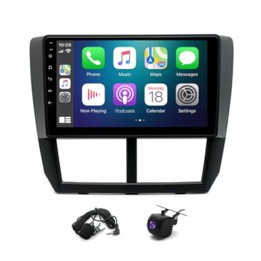 Imagem de 4 + 64 G com Android 13 estéreo para carro Subaru Forester Impreza 2008-2012 com carplay com Android Auto 22.9 cm Double Din tela sensível ao toque receptor de áudio do carro com WiFi GPS com