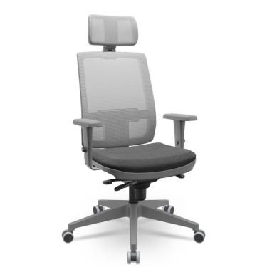 Imagem de Cadeira Brizza Presidente Grafite - Conforto e Sofisticação