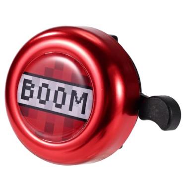 Imagem de Campainha de Bicicleta Infantil com Tema Pixel, em Alumínio com Som Alto e Nítido Acessório para Ciclismo para Meninos e Meninas.