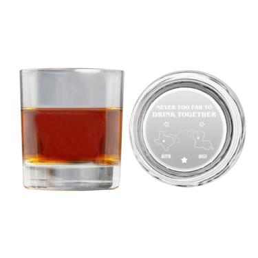 Imagem de Congrats On Being My Brother Copo de uísque personalizado, copo de bourbon personalizado com nome, presentes engraçados de aniversário, amizade de fraternidade (estilo 14)