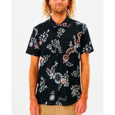 Imagem de CAMISA RIP CURL SWC S/S SHIRT - WASHED BLACK - P-Masculino