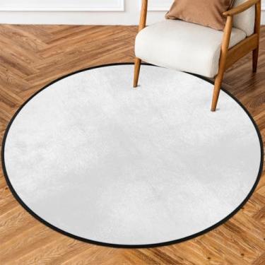 Imagem de Tapete redondo de 1,8 m com flor de panda fofo, roxo, macio, tapete de porta circular antiderrapante, lavável, para quarto, berçário, sala de estar, cozinha, banheiro, entrada, decoração de casa