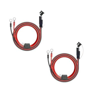 Imagem de Cabo Carregador De Bateria Para Motocicleta SAE Conector Rápido Adapta