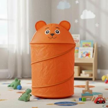 Imagem de Cesto Organizador Para Brinquedos Em Nylon 36x46 Vários Modelos e Core