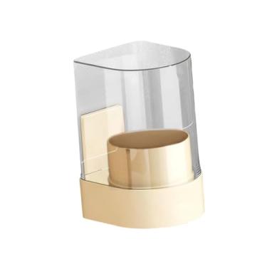 Imagem de Generic Dispensador de copos para bebedouro, suporte para copos de papel, artigos para festas, organizador de para enxágue, porta- para sala de descanso e, Bege