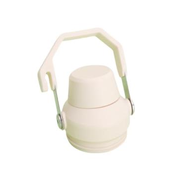 Imagem de 1 peça de substituição de tampa de copo compatível com Stanley IceFlow Fast Flow 473 g 680 g 1,020 g, tampa superior à prova de vazamento compatível com garrafa de água Stanley IceFlow Fast Flow (bege