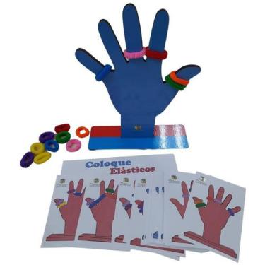 Imagem de Brinquedo Educativo Coloque Elásticos - Materiais para Brincar