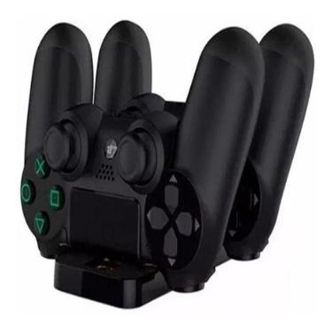 Imagem de Base Dock Ps4 Carregador Duplo Controles  4 Slim