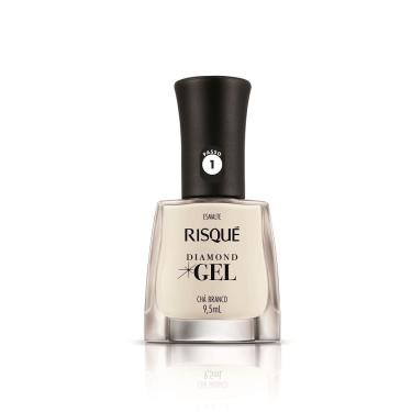 Imagem de Esmalte Risqué Diamond Gel Chá Branco Natural 9,5ml