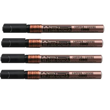 Imagem de Marcadores de pintura Sakura Pen Touch Fine Point 1,0 mm, pacote com 4