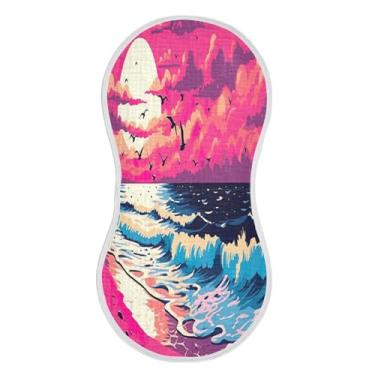 Imagem de xigua Conjunto de 4 panos para arrotar musselina de praia, super macios e absorventes, roupas de arroto de algodão, presente de chá para recém-nascidos, bebês meninas e meninos