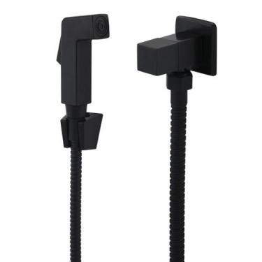 Imagem de Ducha hig fit preto fosco gatilho abs 1/4 de volta - Concept Metais