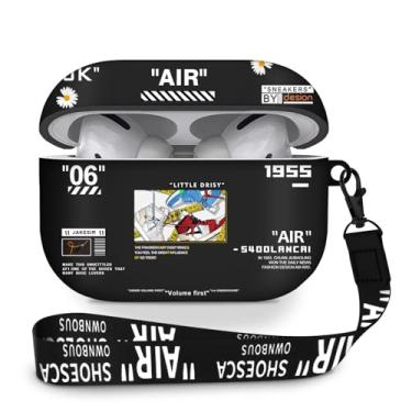 Imagem de Capa compatível com Airpods Pro 3 (2025), capa protetora de silicone macio com estampa de sapato para Apple AirPods Pro 3ª geração, capa para Airpod Pro 3 com cordão e chaveiro para homens/meninos