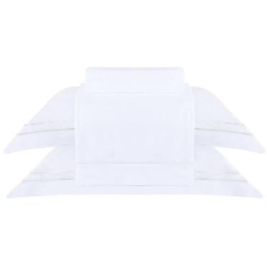 Imagem de Jogo de Cama Sublime 300 Fios Pérola Queen - 4 Peças - Buddemeyer