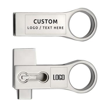 Imagem de Flash Drive OTG personalizado com opção de embalagem, pacote com 50 logotipo personalizado tipo C duplo e unidade USB para promoções de negócios, presentes corporativos, eventos, brindes de marca em