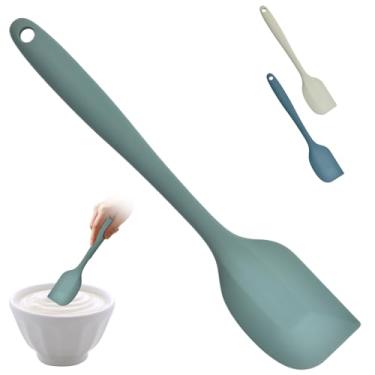 Imagem de Ksheria Espátula de silicone, raspadores de silicone resistentes ao calor de 28 cm para cozinhar, raspadores de tigela de borracha antiaderentes com design sem costura, utensílios de cozinha flexíveis