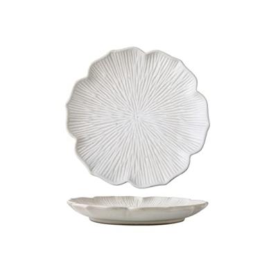 Imagem de CZCZC Prato de servir, prato de café da manhã, prato de renda, prato de café da manhã, prato de frutas, prato de cerâmica, sobremesa, salada, prato