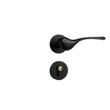 Imagem de 1 conjunto de fechadura silenciosa de madeira de liga de zinco fechadura criativa com chave (A1_58MM)