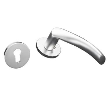 Imagem de Fechadura de porta sólida europeia para ambientes internos de madeira, quarto, mecânico, quarto, fechadura de maçaneta