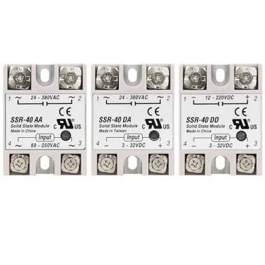 Imagem de Relay Single Phase SSR-25DA SSR-40DA SSR-40AA SSR-40DD SSR 10 25 40 60 80 100A DD DA AA For PID Temperature Control 1Pcs(DD,SSR-100A)