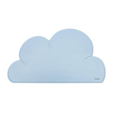 Imagem de Jogo Americano em Silicone Azul Buba 16560 Nuvem Antiderrapante