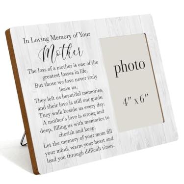 Imagem de YYDS Loss of A Mother Sympathy, presentes de luto para perda da mãe em memória da mãe, porta-retrato memorial para casa, escritório, quarto, sala de estar, mesa, decoração de parede