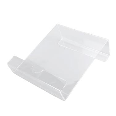 Imagem de SPYMINNPOO Suporte para Tablet Em Esteira, Suporte de Leitura Acrílico para Equipamentos de Ginástica, para Livro de Telefone de Bicicleta de Exercício Com Configuração Rápida (Transparente)