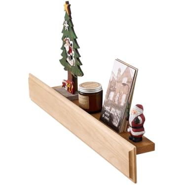Imagem de Rsuwiz Prateleiras flutuantes de carvalho para parede de 40 cm, prateleiras de parede de madeira natural para exibição de imagem para sala de estar, quarto, banheiro, cozinha, escritório, decoração e