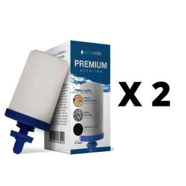 Imagem de Vela Tripla Ação Oasis para Filtro de Barro 02 unidades