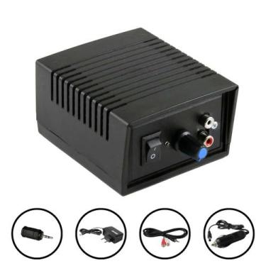 Imagem de Amplificador Multiuso Deltrônica AM20 RCA 20Wrms 110 220V e 12v - Delt