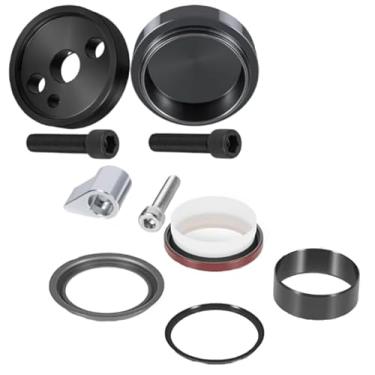 Imagem de Instalador de vedação de cambota de tampa frontal 1338 e instalador de manga de desgaste 5046 e kit de vedação de óleo e luva de desgaste e kit de reparo de pino de cavilha assassino KDP serve para