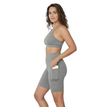 Imagem de Bermuda Fitness Feminina Com Bolsos Laterais-Feminino
