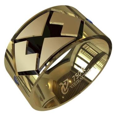 Imagem de Anel De Formatura De Administração De Empresa Em Ouro 18k - Vieira Cru