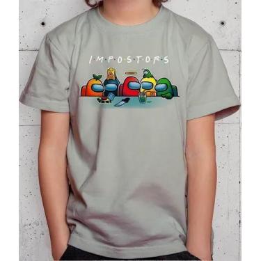 Imagem de Camiseta Camisa Infantil Juvenil Menino Menina Gamer O Impostor Among 