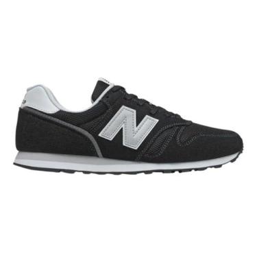Imagem de Tênis Casual Masculino New Balance, Preto, Prata, 40