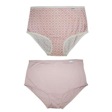 Imagem de Kit com 2 Calcinhas Alta Microfibra Moda Delrio 50027 Sortido Tamanho GG