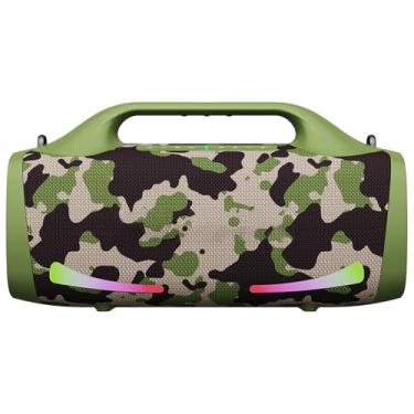 Imagem de Alto-falante ZEALOT S79 portátil sem fio de 100 W com tecnologia BT 5.2, à prova d'água IPX7, efeitos de luzes RGB, som HiFi de cena estéreo série TWS, vários métodos de reprodução, porta de subwoofer