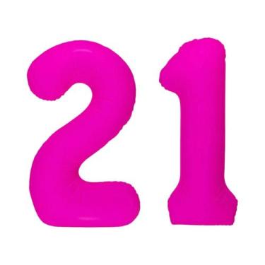 Imagem de Balão Digital Brilhante Vermelho Rosa Para Decoração De Festa De Anive