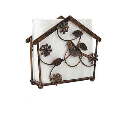 Imagem de x3anggyt5 Capa de caixa de lenços criativa retrô ferro antigo armazenamento de cozinha restaurante mesa vertical café suporte de guardanapo suporte de caixa de lenços (3)