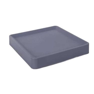 Imagem de x3anggyt5 Base de bonsai para decoração de casa com rodas universais adequada para colocação de plantas, vasos de plantas, flores, decoração de casa e escritório aplicação interna (cinza)