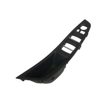 Imagem de LHD frente esquerda do carro motorista maçaneta da porta painel de apoio de braço Compatível com BMW 520i 520d XDrive 523i 525i 525d XDrive 2010 2011 2012 2013 2014 2015 2016(Black)