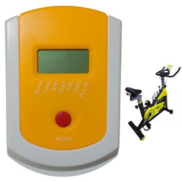 Imagem de Painel Visor Velocimetro Bicicleta Bike Spinning Monitoramento Treino Aula Inferiores Musculaçao Academia