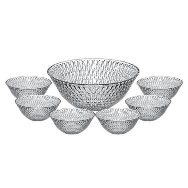 Imagem de Jogo De Bowls Em Vidro Amelie - 7 Peças - L`hermitage