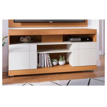 Imagem de Rack Bancada Tv Até 47 2 Portas Yara Freijó Off White