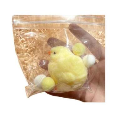 Imagem de Brinquedo De Pelúcia De Silicone Em Forma De Galinha Amarela, Macio E 