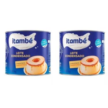 Imagem de Leite Condensado Itambé Lata 1,05kg - Kit Com 2 Latas 2,1kg