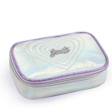 Imagem de Estojo Box Escolar Juvenil Metalizado-Feminino